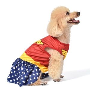 DC Wonder Woman Dog Costume / Size Small